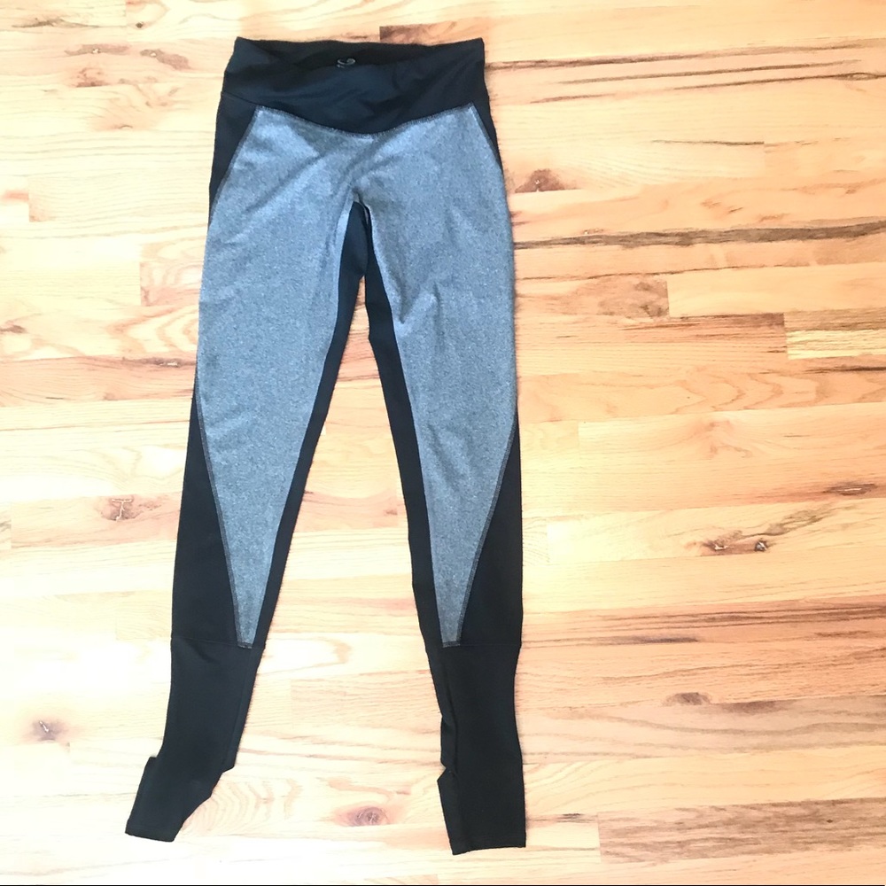 black & grey champion leggings